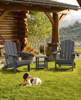 SERWALL Folding Adirondack Chair Set of 4, Adjustable Adirondack Chair with 3 Recline Positions - Photo 7