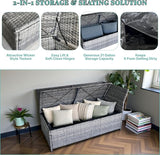 GIANGSUNNY 3 Patio Furniture Set with Storage - Photo 2