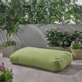 Christopher Knight Home Vivien Outdoor Water Resistant 6'x3' Lounger Bean Bag, Green - Photo 5
