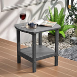 TORVA Patio Adirondack Side Table, Outdoor End Tables All-Weather Resistant HDPE Humidity-Proof Long Time Use for Deck - Photo 1