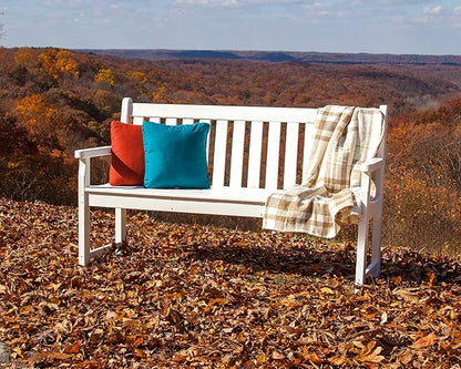 POLYWOOD TGB60BL Traditional Garden 60" Bench, Black