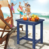 Y&M Outdoor Side Table, HIPS Adirondack Small Single Table, Waterproof Square Outside Table - Photo 5