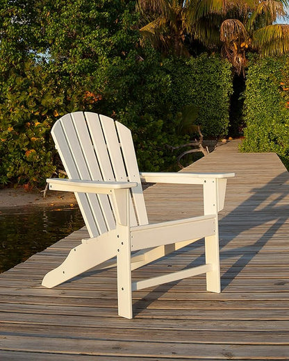 POLYWOOD SBA15GY South Beach Adirondack Chair