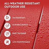 Costaelm Square Outdoor Side Tables, Adirondack Patio Tables for Outside, HDPE Patio End Table Weather Resistant - Photo 8
