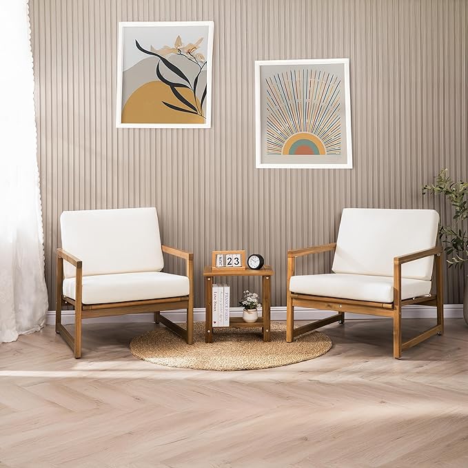 Double Adirondack Side Table, Weather-Resistant Rectangular End Table for Patio, Garden, Lawn - Photo 2