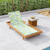 GDFStudio Acacia Wood Chaise Lounge Set with 2" Water-Resistant Cushion, 4-Position Adjustable Backrest Recliner - Photo 3