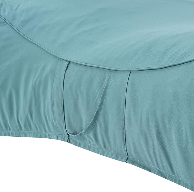 Merax Outdoor Bean Bag Chair Sun Lounger for 2 Adult, 73" Big Comfy Outdoor Bean Bag Daybed Couch with Headrest - Photo 9
