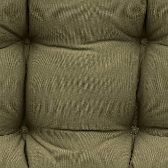 QILLOWAY Outdoor Patio Wicker Seat Cushions Group Loveseat/Two U-Shape/Two Lumbar Pillows for Patio Furniture - Photo 3