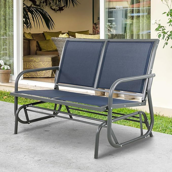 NUU GARDEN 2 Person Outdoor Glider Bench Patio Glider - Photo 1