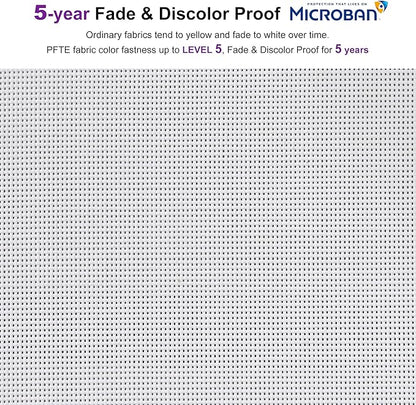 PURPLE LEAF Outdoor Chaise Lounge Chair Set of 2 Patio Pool Lounger Aluminum Chairs with Wooden Armrest Sunbathing Tanning Recliner for Outside Backyard White