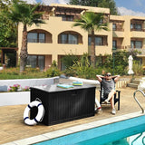 YITAHOME 230 Gallon Large Deck Box with Divider & Side Handles, Outdoor Double-Wall Storage for Patio Furniture Cushions - Photo 7