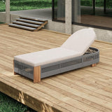 Outdoor Chaise Lounge Set, Patio Chaise Lounge Chairs with Side Table - Photo 7