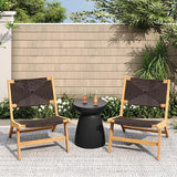 Christopher Knight Home Oner Lounge Chair Outdoor Set of 2, Sturdy Acacia Wood Armless Chair - Photo 1