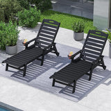 Domi Outdoor Chaise Lounge Chairs Set of 2 - Photo 1