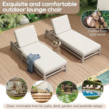 5-Position Chaise Lounge Outdoor, Patio Chaise Lounge with Cushion & Adjustable Backrest - Photo 4