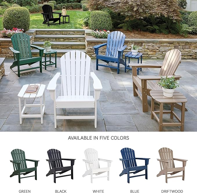 Signature Design by Ashley Karson City Contemporary Adirondack Chair with Arm Rest, Green