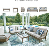 Signature Design by Ashley Rainier Ranch Contemporary Sintered Stone Tabletop Outdoor End Table with 4 Legs - Photo 5