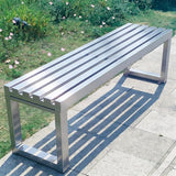 Park Bench for Outside, Outdoor Benches Weatherproof - Photo 1