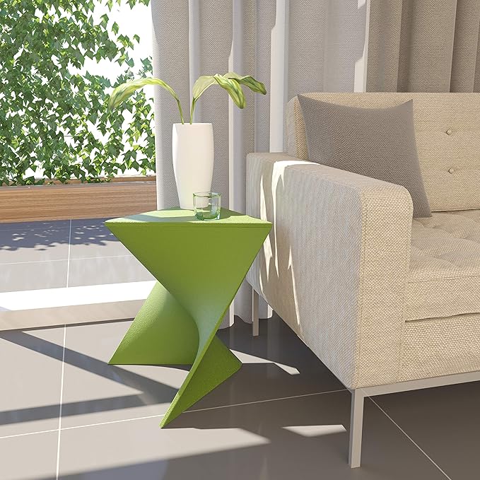 LeisureMod Danbury Modern Vanity Side Table, Green - Photo 2