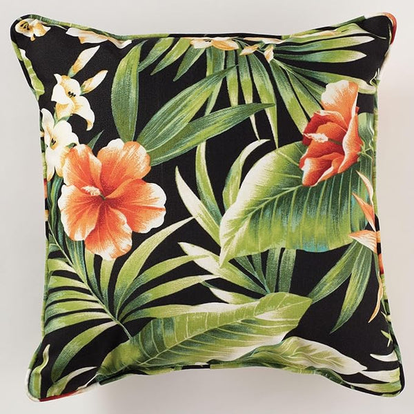 BrylaneHome 16" Square Toss Pillow - Patio & Outdoor - Patio & Outdoor - Water - Photo 1