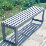 Park Bench for Outside, Outdoor Benches Weatherproof - Photo 1