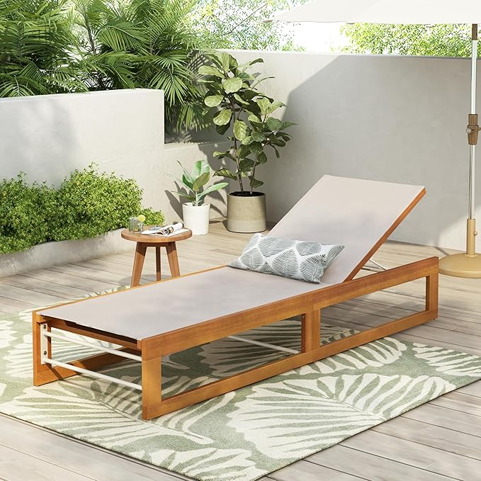 Christopher Knight Home Tristz Patio Chaise Lounge Chair Outdoor - Photo 1