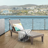 Tangkula Outdoor Chaise Lounge Chair, Lightweight Patio Lounge Recliner Chair with Adjustable Backrest - Photo 4