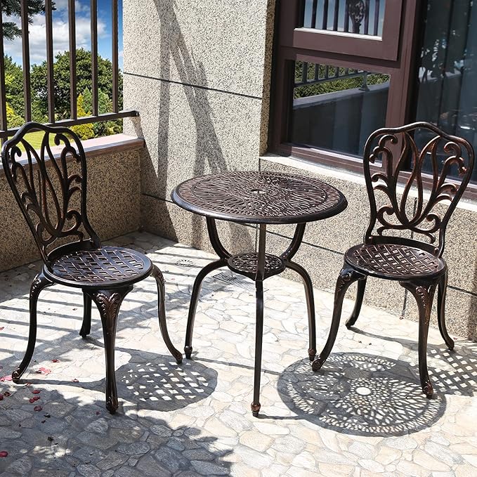 3 Piece Bistro Set, Outdoor Patio Set - Photo 1