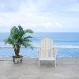 Safavieh Outdoor Topher White Wash Classic Adirondack Chair - Photo 2