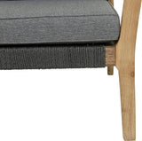 Deco 79 Wood Outdoor Chair with Cushions, 27" x 26" x 35", Dark Gray - Photo 6