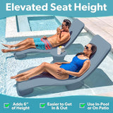 GoSports Coast Modern in Pool Lounge Chair - Waterproof & Weighted Chaise Lounger - Outdoor Pool Furniture for Patio or - Photo 4
