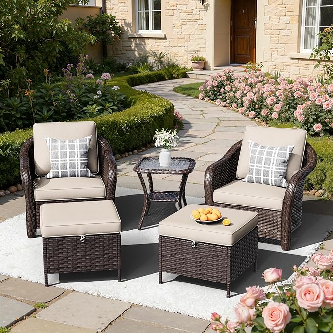 5 PCS Outdoor Conversation Set - Photo 8