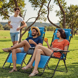 Homall Zero Gravity Chair Adjustable Folding Lawn Lounge Chairs Outdoor Lounge Gravity Chair Camp Reclining Chair with - Photo 7