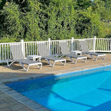 Domi Outdoor Chaise Lounges, Adjustable Aluminum Patio Lounges - Photo 6