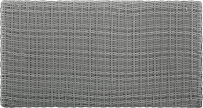 Crosley Furniture Bradenton All Weather Rattan Wicker Outdoor Coffee Table for Patio, Deck, Porch, Gray