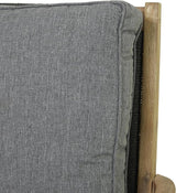 Deco 79 Wood Outdoor Chair with Cushions, 27" x 26" x 35", Dark Gray - Photo 4
