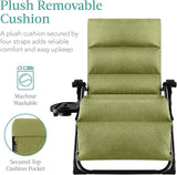 Best Choice Products Oversized Zero Gravity Chair, Folding Outdoor Patio Recliner - Photo 3