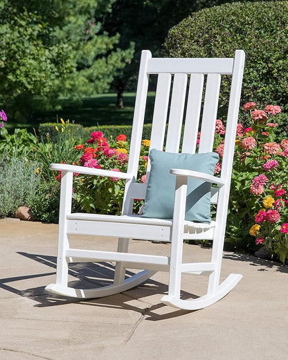 POLYWOOD® Vineyard Porch Rocking Chair (Mahogany)