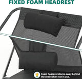 YITAHOME Patio Lounge Chair with Ottoman, Oversized Papasan Chair - Photo 4
