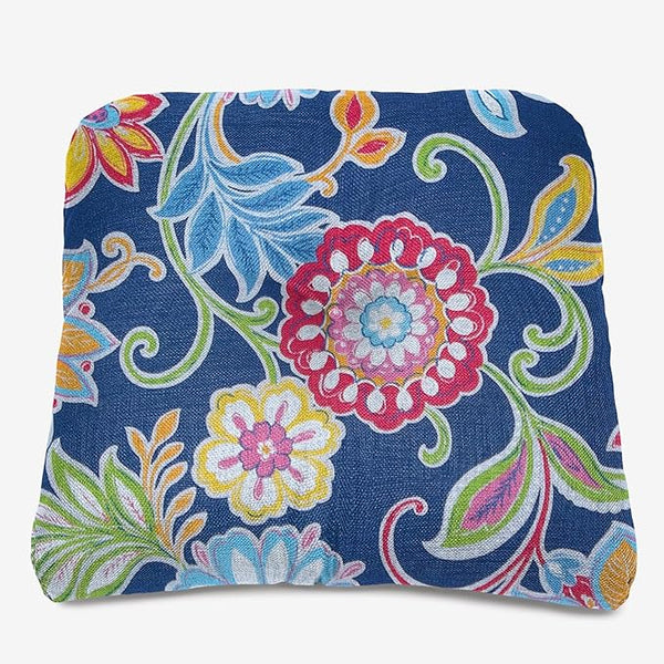 BrylaneHome Tufted Chair Cushion - 18" L x 17" W x 3" H - Patio & Outdoor - Patio & Outdoor - Water - Photo 1