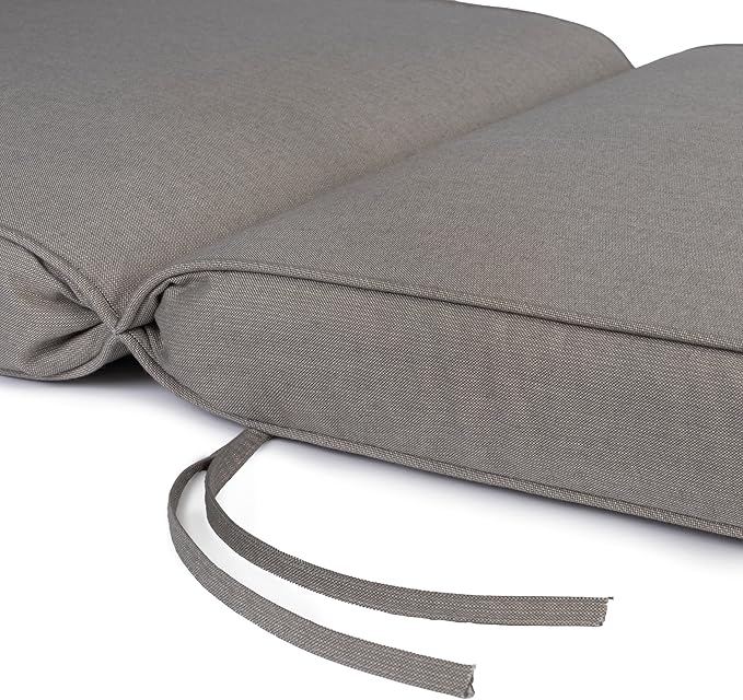 Sunbrella Chaise Lounge Chair ,Outdoor Furniture for Patio, Weather Resistant & Quality Fabric, Back Rest Lounger & Folding Set, Lawn, Beach & Pool Beds (Charcoal Grey, Acrylic, 24"Dx74Wx3)