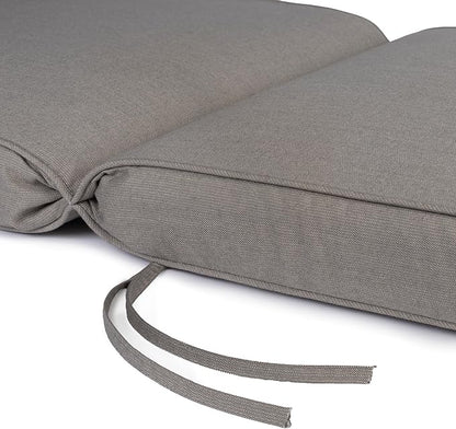 Sunbrella Chaise Lounge Chair ,Outdoor Furniture for Patio, Weather Resistant & Quality Fabric, Back Rest Lounger & Folding Set, Lawn, Beach & Pool Beds (Charcoal Grey, Acrylic, 24"Dx74Wx3)