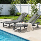 SERWALL Outdoor Chaise Lounge Set of 2 - Photo 2