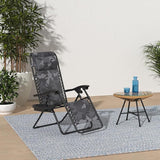 Best Choice Products Set of 2 Adjustable Steel Mesh Zero Gravity Lounge Chair Recliners w/Pillows and Cup Holder Trays - Photo 2