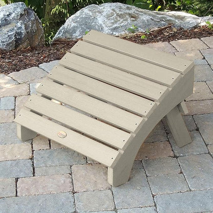 highwood AD-OTL1-WAE Adirondack Folding Ottoman, Whitewash