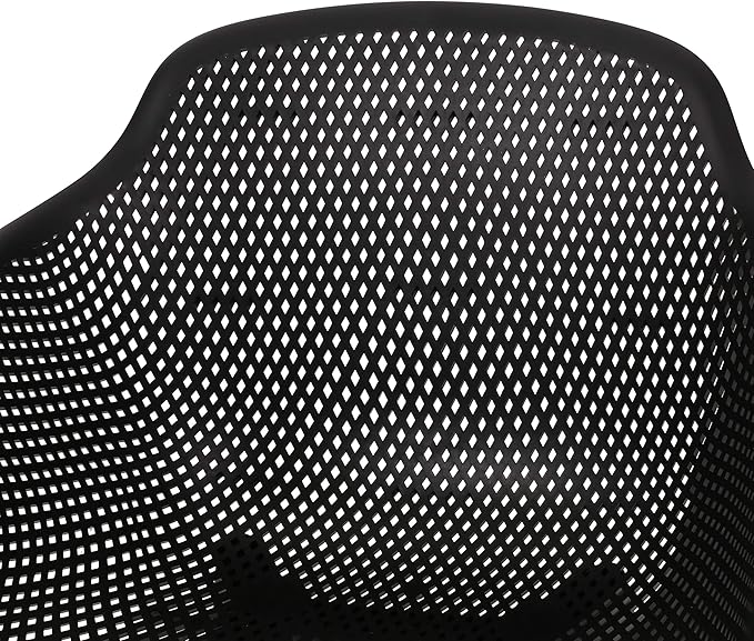 Christopher Knight Home Davina Outdoor Dining Chair (Set of 2), Polypropylene, Black