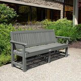Sequoia Professional CM-BENSQ62-CGE Commercial Grade Exeter 6 Foot Garden Bench, Coastal Teak - Photo 4