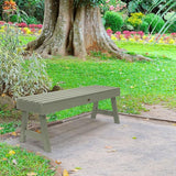 Highwood Weatherly Picnic Bench, 4ft, Eucalyptus - Photo 2