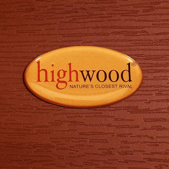 Highwood AD-KITADRI1-RED Manhattan Beach Adirondack Chair with Ottoman, Rustic Red