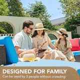 Devoko 5 Pieces Patio Furniture Sets All Weather Outdoor Sectional Patio Sofa Manual Weaving Wicker Rattan Patio - Photo 4